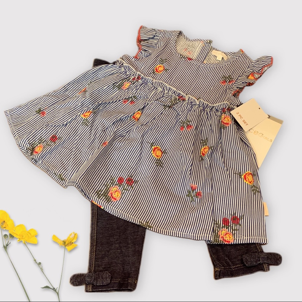 **LAST ONE** BCBGirls Top and Jean Legging Outfit - Picture 2 of 4